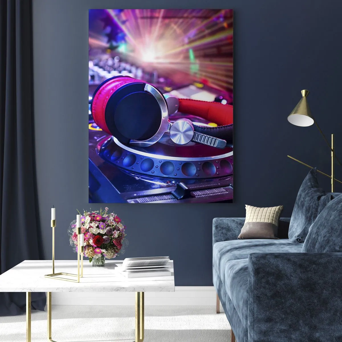 Quadro em vidro - Vai ser uma loucura - 50x70 cm