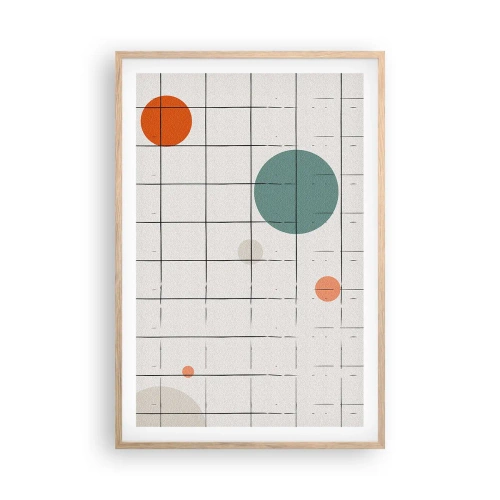 Pôster com moldura de carvalho claro - Encurralado. Nós ou eles? - 61x91 cm