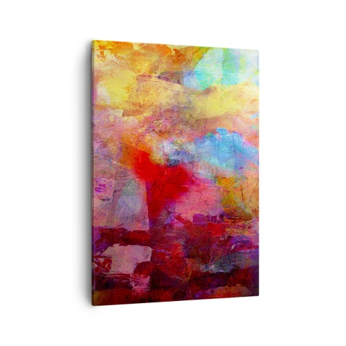 Quadro em tela - Olhe para dentro do arco-íris - 50x70 cm