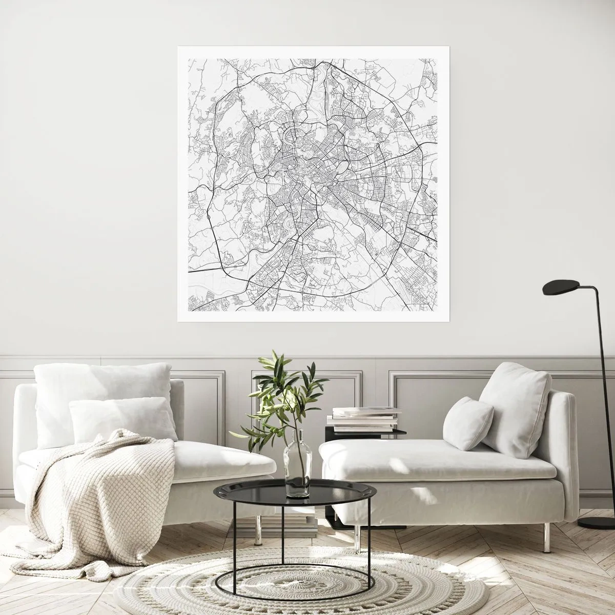 Pôster - Círculo romano - 40x40 cm