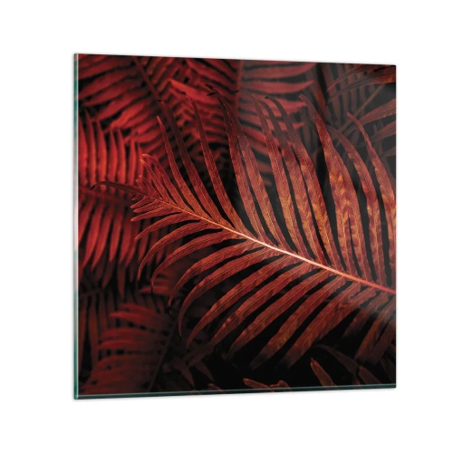 Quadro em vidro - O calor da vida - 30x30 cm