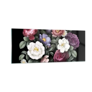 Quadro em vidro - Do jardim inglês - 100x40 cm