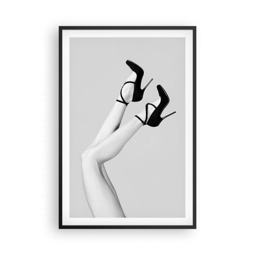 Pôster com moldura preta - De cabeça para baixo - 61x91 cm