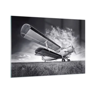 Quadro em vidro - Andarilho alado - 100x70 cm