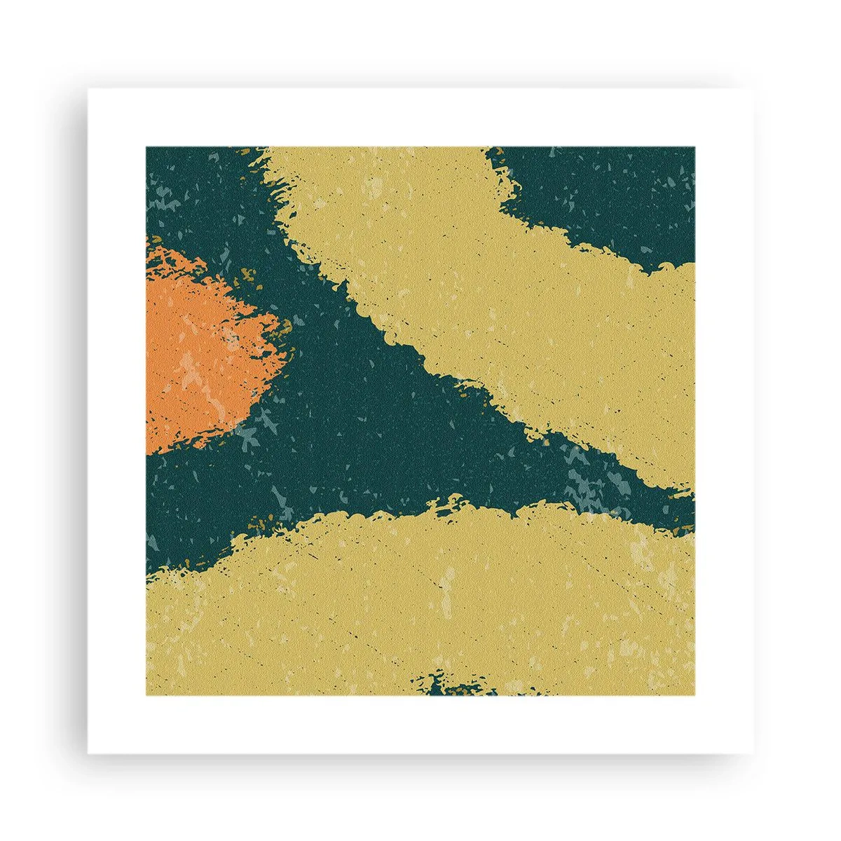 Pôster - Abstração – movimento lento - 40x40 cm