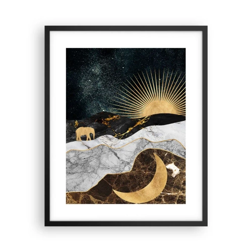 Pôster com moldura preta - Leis eternas - 40x50 cm