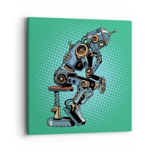 Quadro em tela - Sobre a essência do ser - 40x40 cm