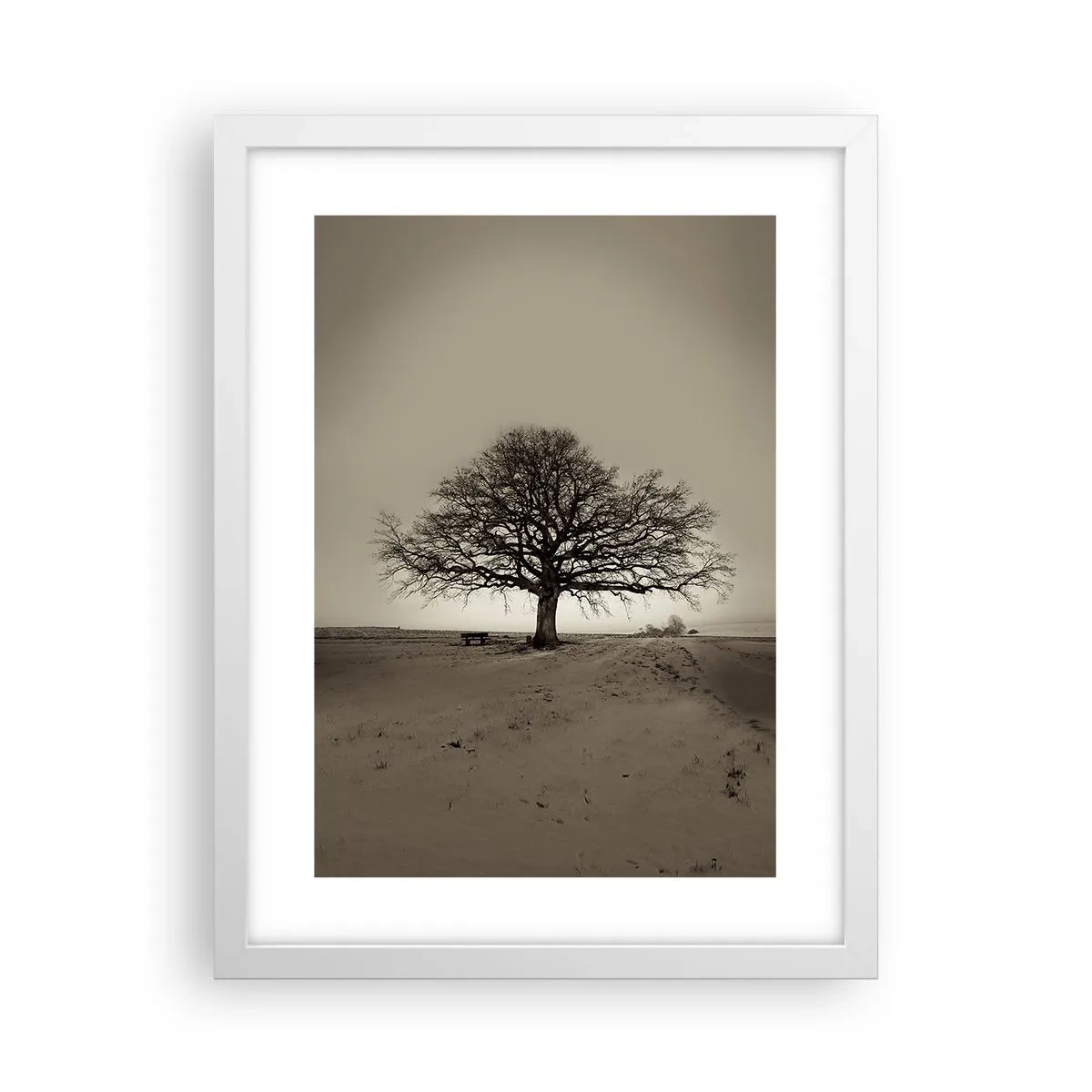 Pôster em moldura branca - Daqui para a eternidade - 30x40 cm