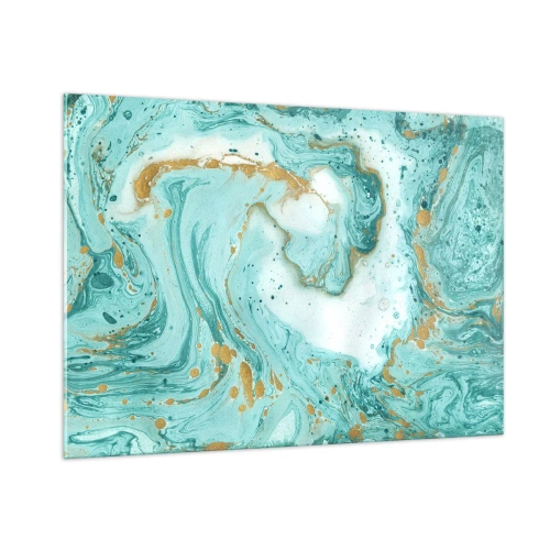 Quadro em vidro - Sob a grande onda do período Edo - 100x70 cm