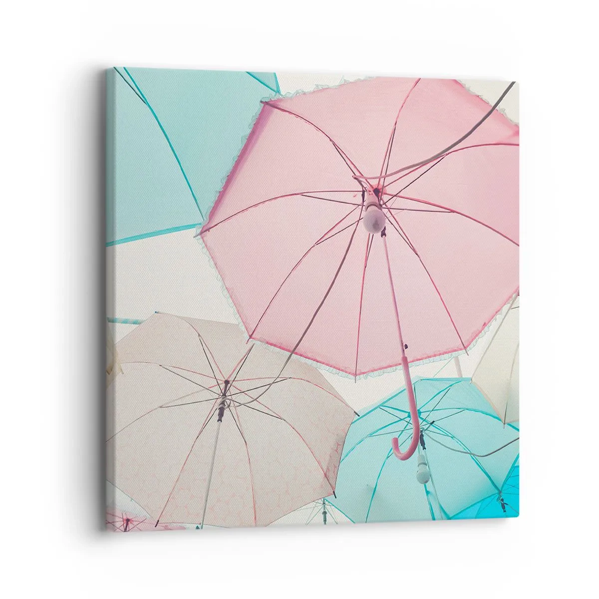 Quadro em tela - Às vezes sol, às vezes chuva - 30x30 cm