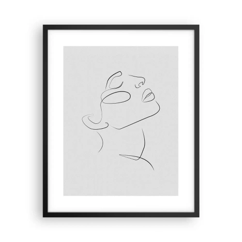 Pôster com moldura preta - Os meandros dos sonhos - 40x50 cm