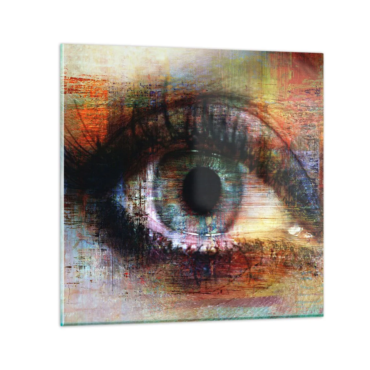 Quadro em vidro - Pode olhar para a alma - 40x40 cm