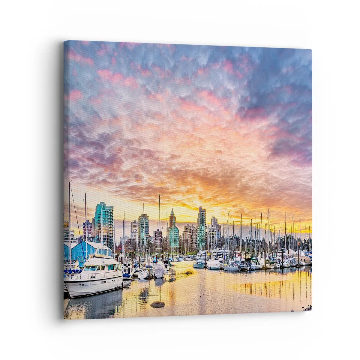 Quadro em tela - Cidade de mil marinheiros - 30x30 cm