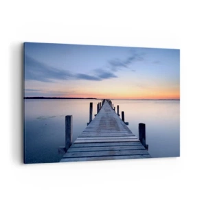 Quadro em tela - A calma de um crepúsculo sereno - 100x70 cm