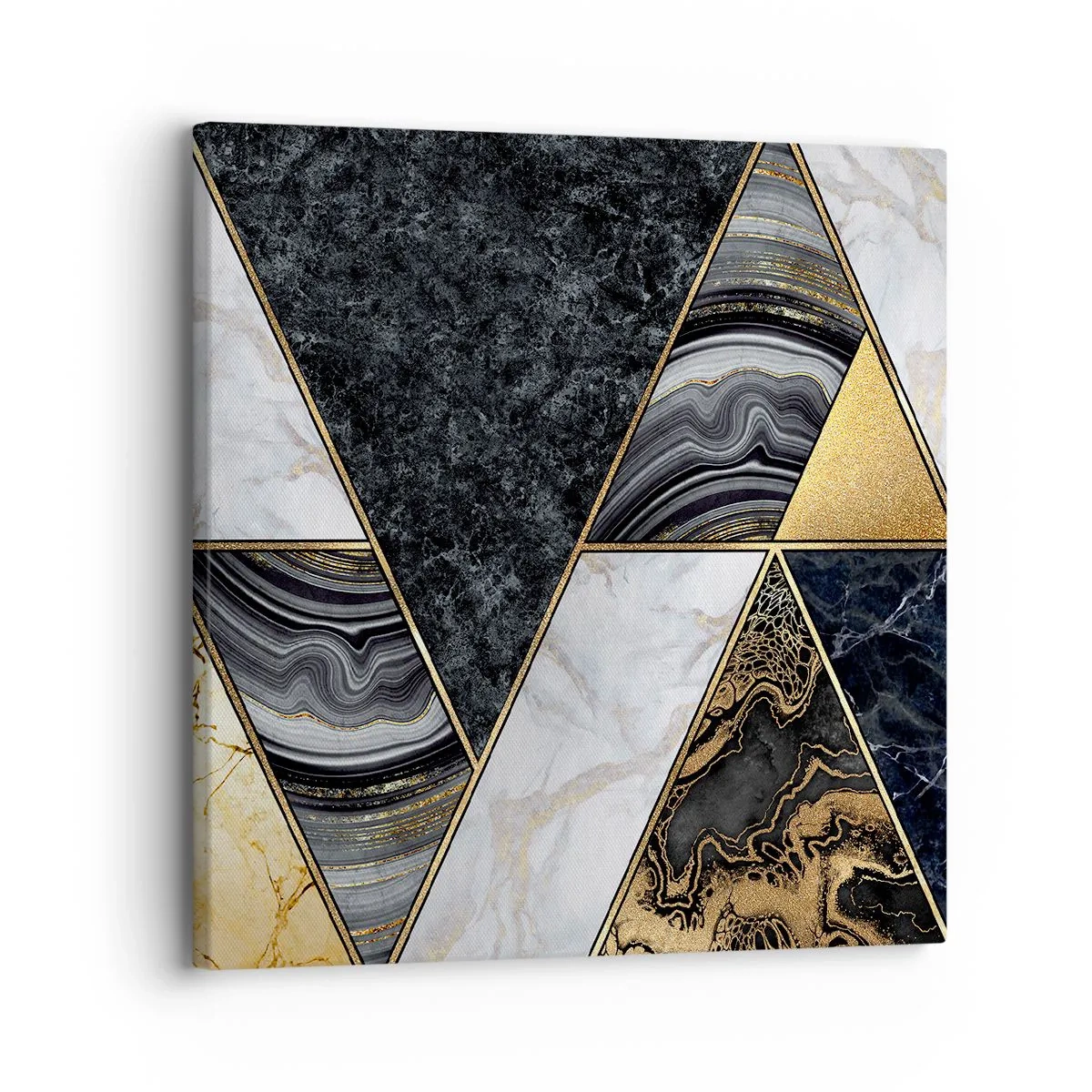 Quadro em tela - Pedra por pedra - 30x30 cm