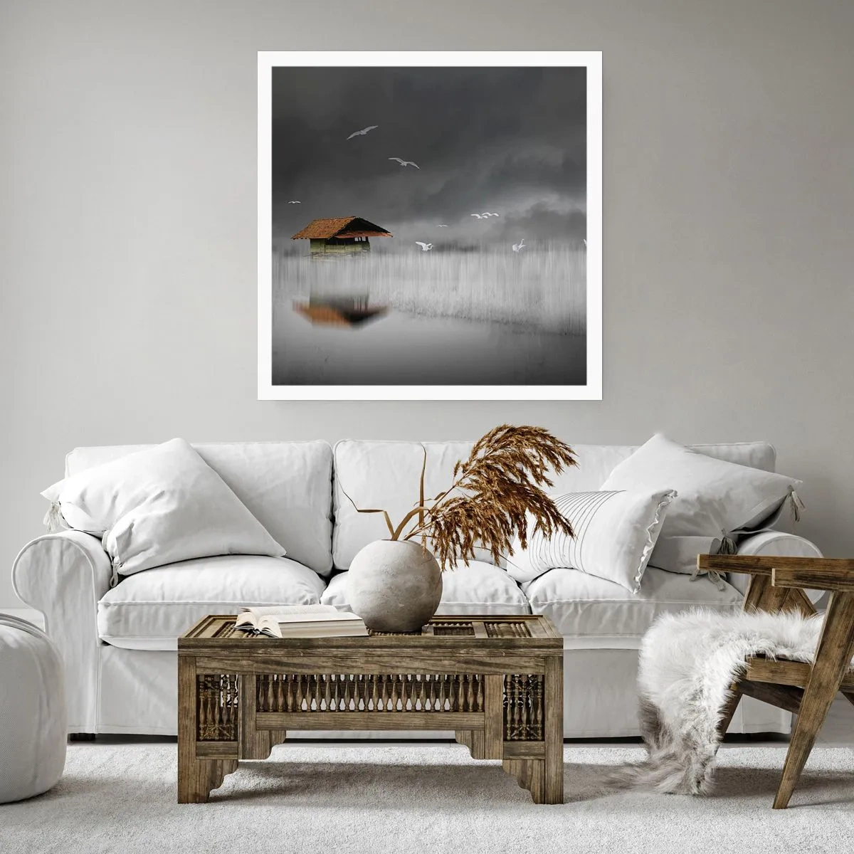 Pôster - Abrigo da chuva - 60x60 cm