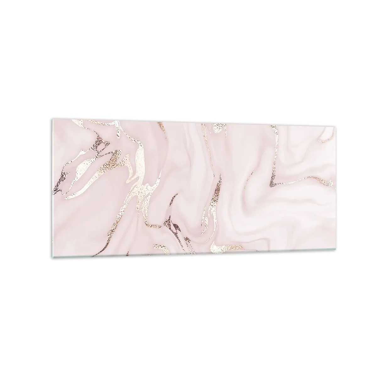 Quadro em vidro - Num lenço cor-de-rosa - 120x50 cm