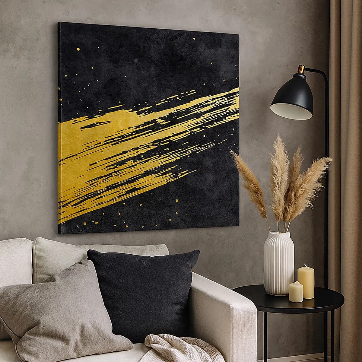 Quadro em tela - Salto para o hiperespaço - 30x30 cm