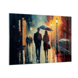 Quadro em vidro - História de amor urbano - 100x70 cm