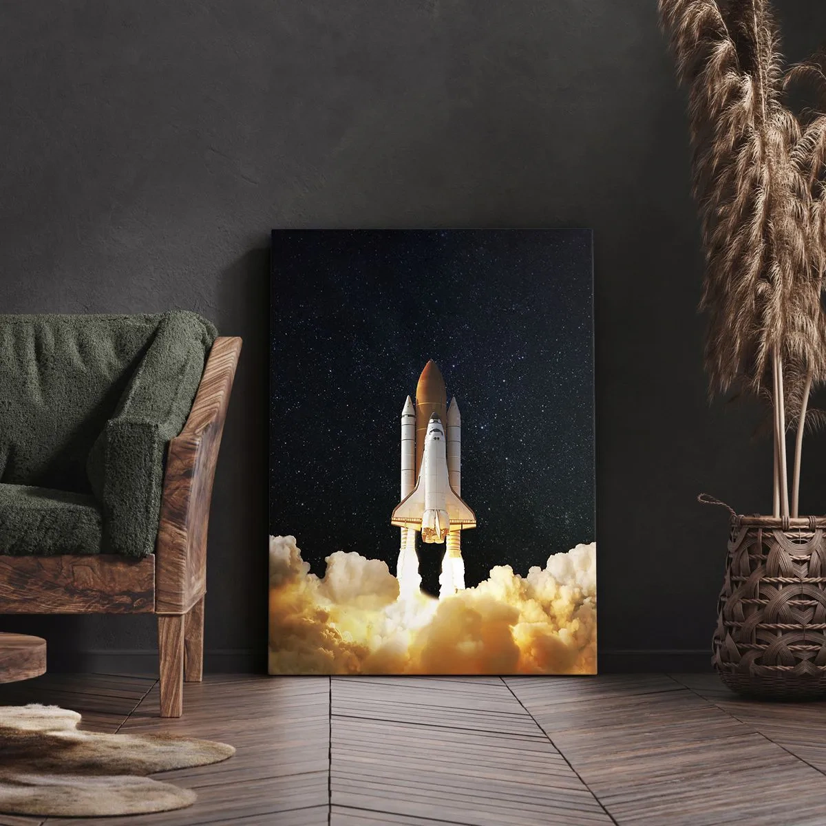 Quadro em tela - Ad astra! - 45x80 cm