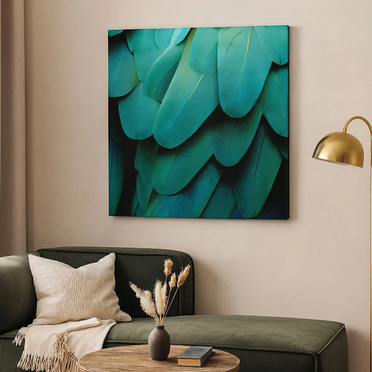 Quadro em tela - Precisão de papagaio - 30x30 cm