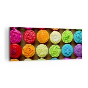 Quadro em tela - Todos diferentes - todos deliciosos - 100x40 cm