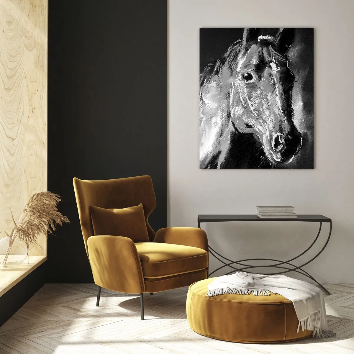 Quadro em vidro - O Brilho de uma Alma Nobre - 50x70 cm