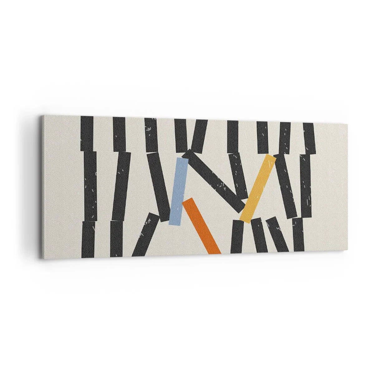 Quadro em tela - Dominó – composição - 100x40 cm