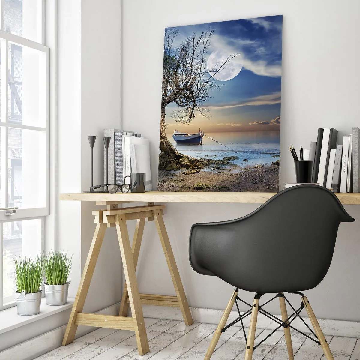 Quadro em vidro - É este o fim ou o começo? - 50x70 cm