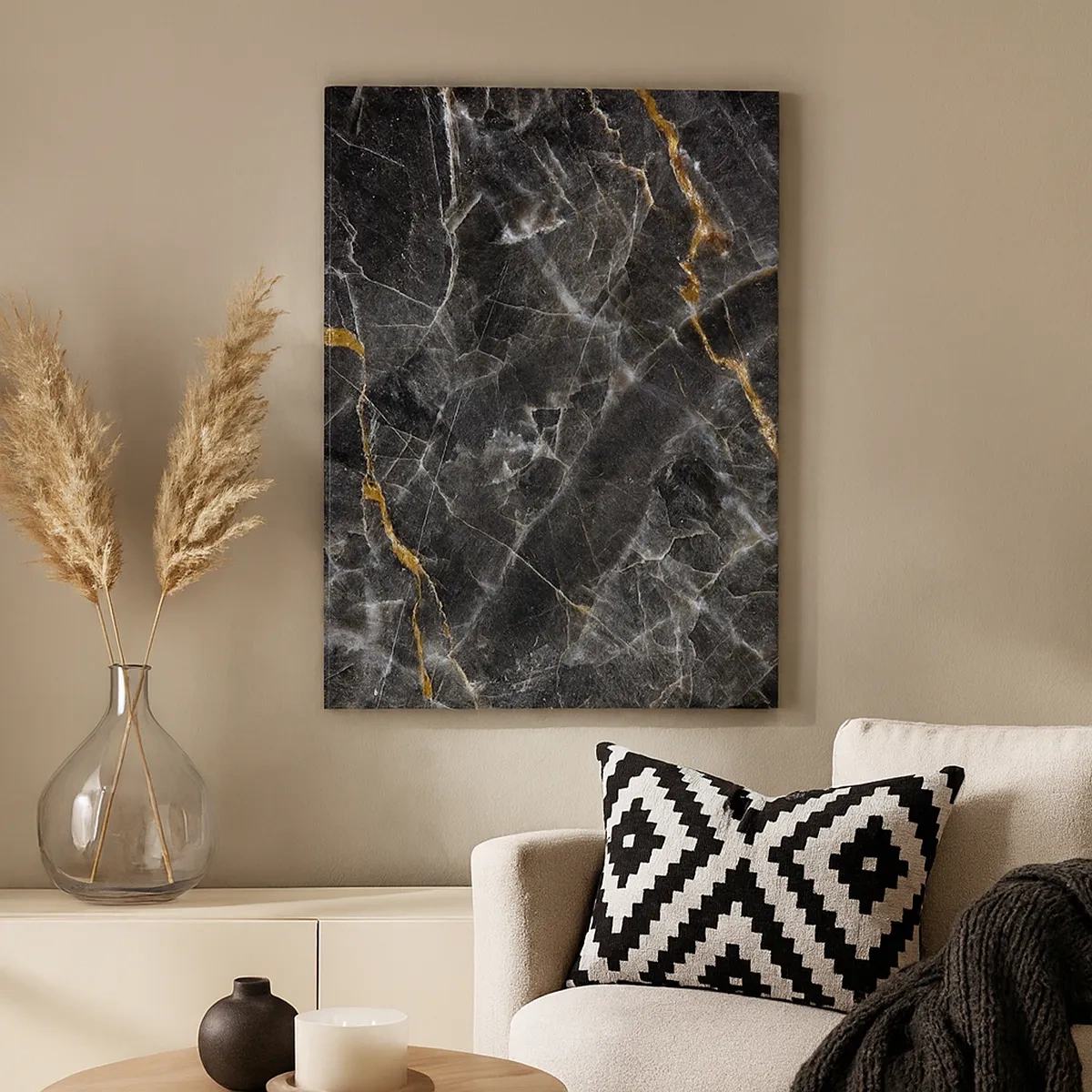 Quadro em tela - A vida interior da pedra - 50x70 cm