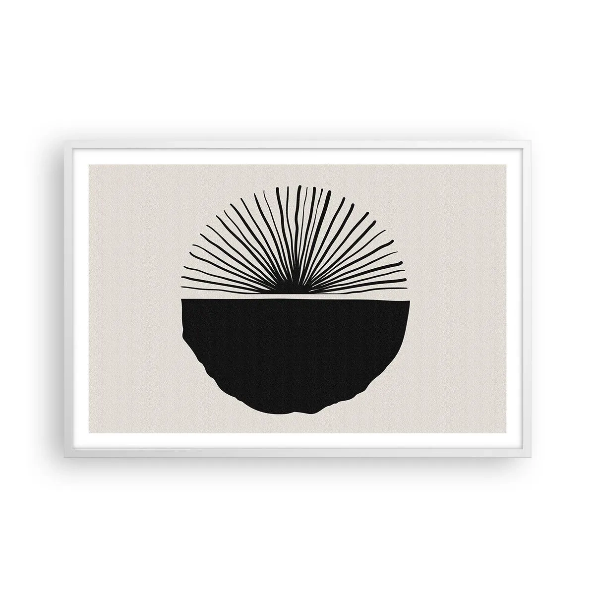 Pôster em moldura branca - Uma gama de possibilidades - 91x61 cm