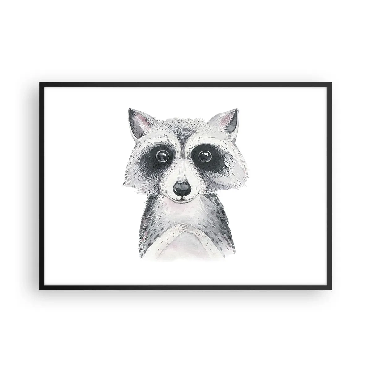 Pôster com moldura preta - Um momento de emoção - 100x70 cm