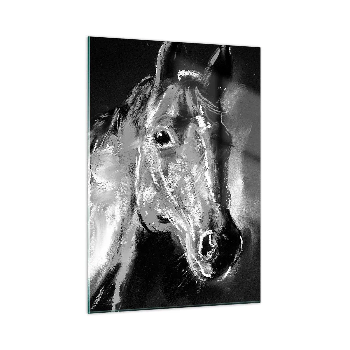 Quadro em vidro - O Brilho de uma Alma Nobre - 50x70 cm