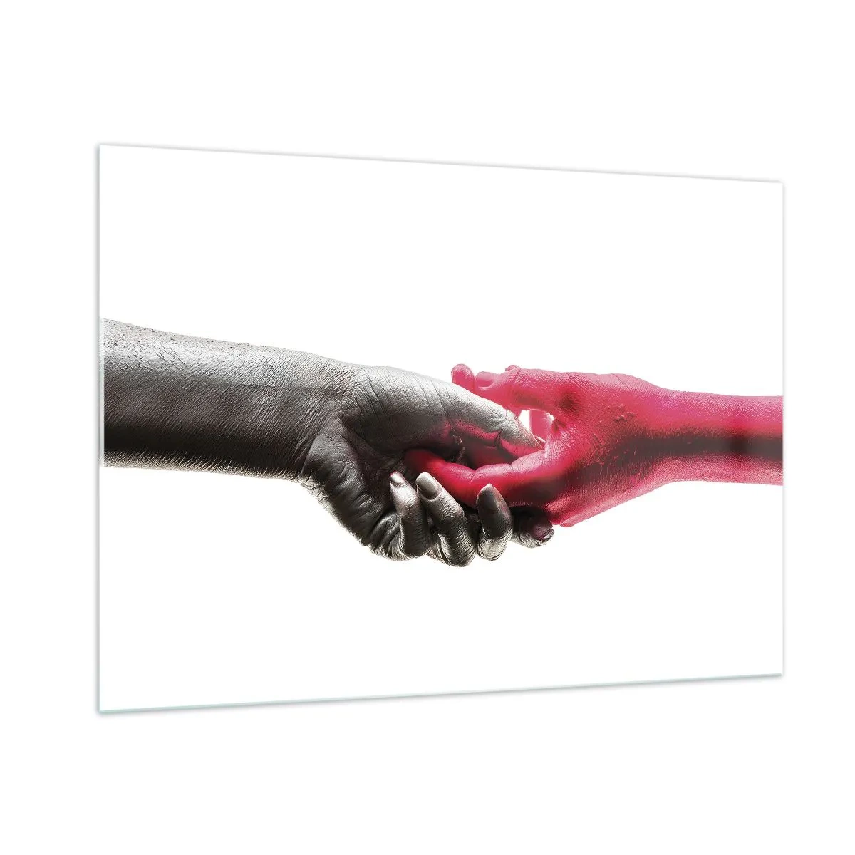 Quadro em vidro - Juntos, mas diferentes - 100x70 cm