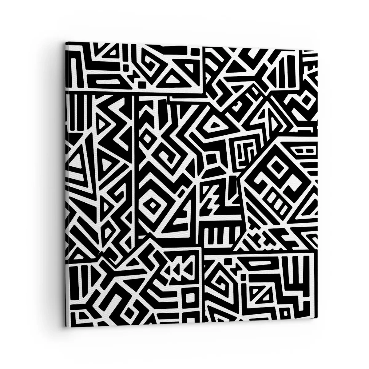 Quadro em tela - Composição pré-colombiana - 50x50 cm