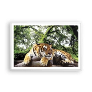 Pôster em moldura branca - Com os melhores cumprimentos - 91x61 cm