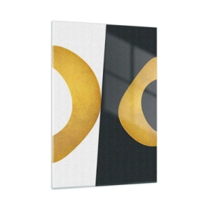 Quadro em vidro - Primeiro: ouro - 50x70 cm