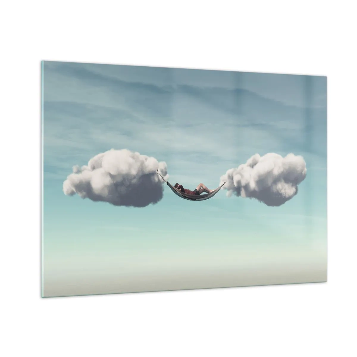 Quadro em vidro - A felicidade do momento - 100x70 cm