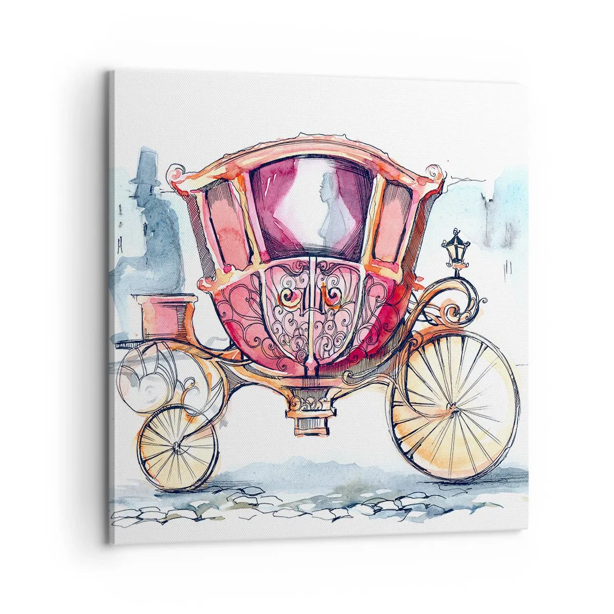 Quadro em tela - Para um casamento ou para um baile? - 60x60 cm