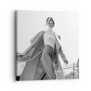 Quadro em tela - Vens comigo? - 30x30 cm