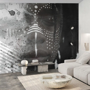 Papel de Parede Premium Canvas - Descubra o espírito primordial - Retrato de uma mulher, Mulher, afro-americano - 100x70 cm