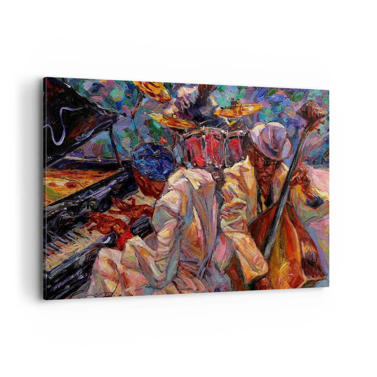 Quadro em tela - Num só ritmo - 100x70 cm