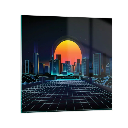 Quadro em vidro - Ainda quer ir para o mundo real? - 30x30 cm