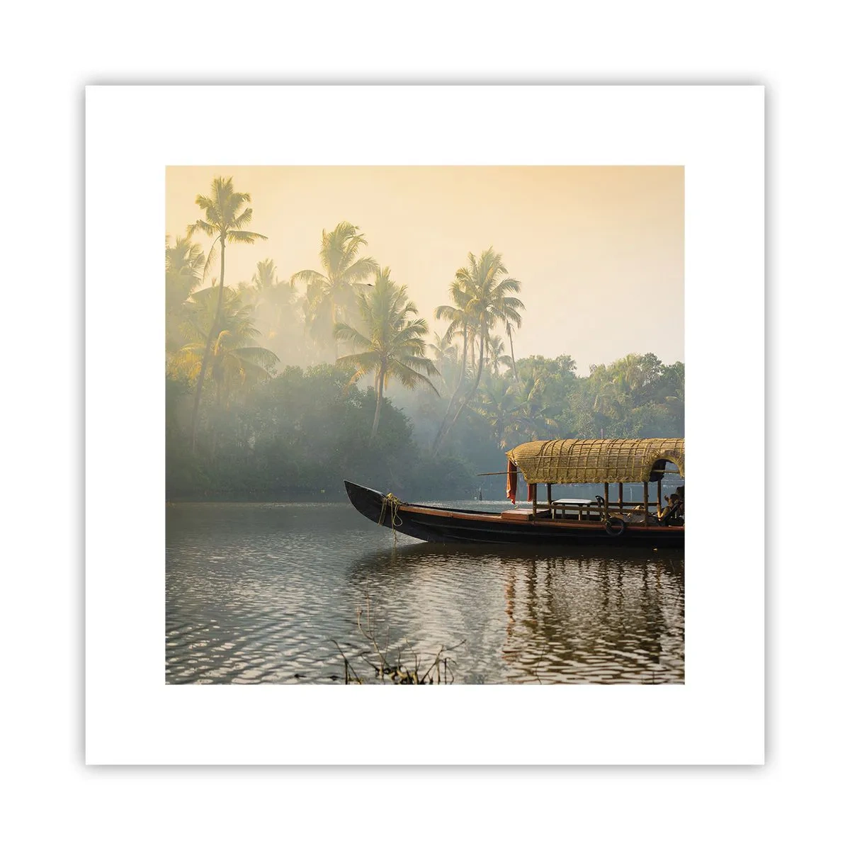 Pôster - Casa no rio - 30x30 cm