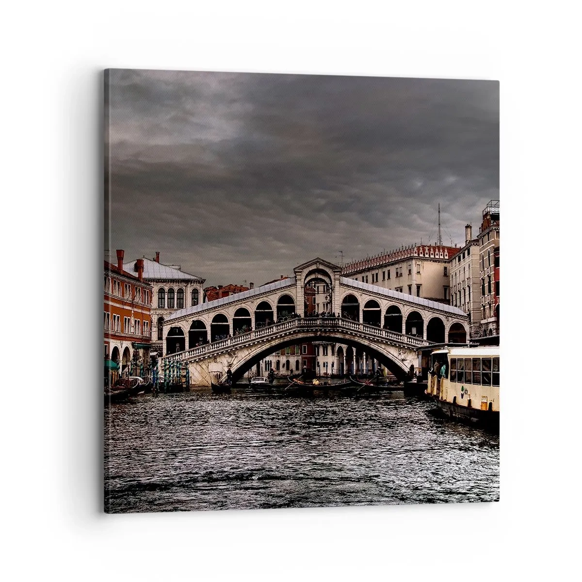 Quadro em tela - A promessa de uma noite em Veneza - 70x70 cm