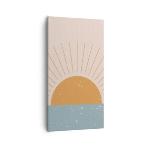 Quadro em tela - Um milagre diário - 55x100 cm