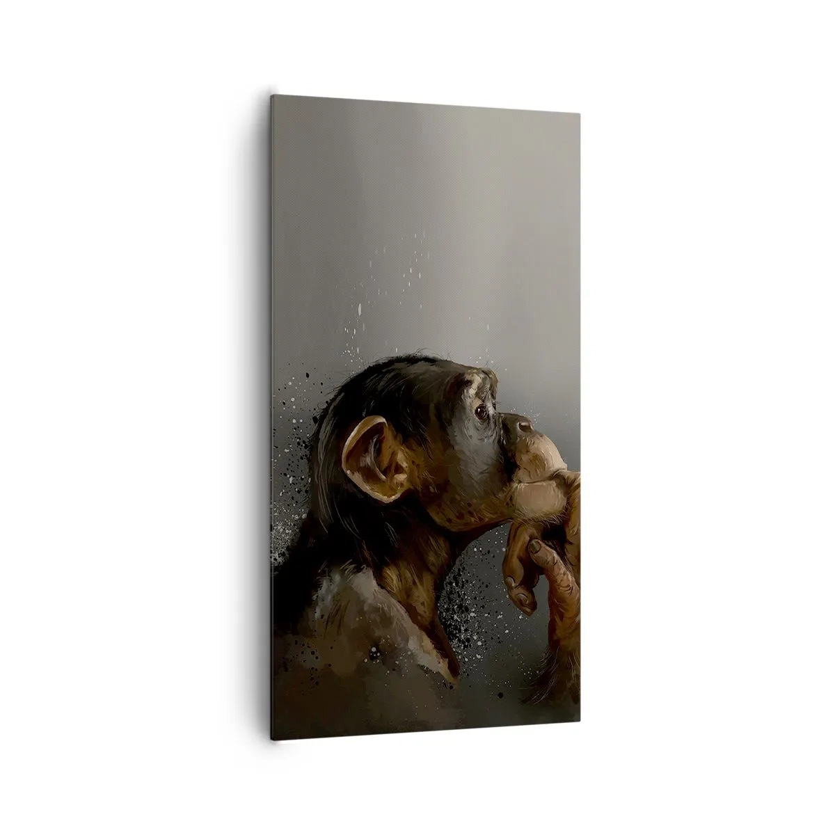 Quadro em tela - Certamente um pensador - 65x120 cm