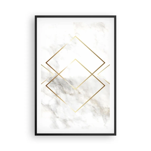 Pôster com moldura preta - Vista ao infinito - 61x91 cm