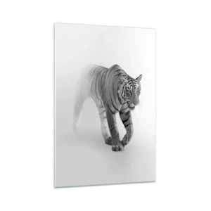 Quadro em vidro - À espreita na névoa - 70x100 cm
