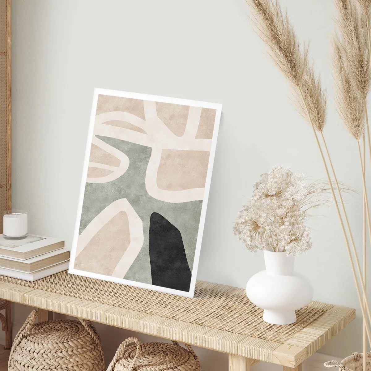 Pôster - Composição com motivo preto - 50x70 cm